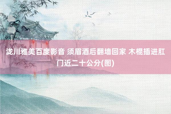 泷川雅美百度影音 须眉酒后翻墙回家 木棍插进肛门近二十公分(图)