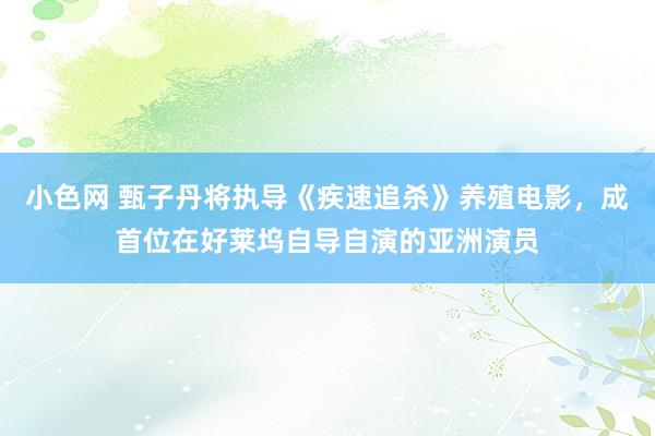 小色网 甄子丹将执导《疾速追杀》养殖电影，成首位在好莱坞自导自演的亚洲演员